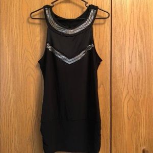 Torrid black top with silver details